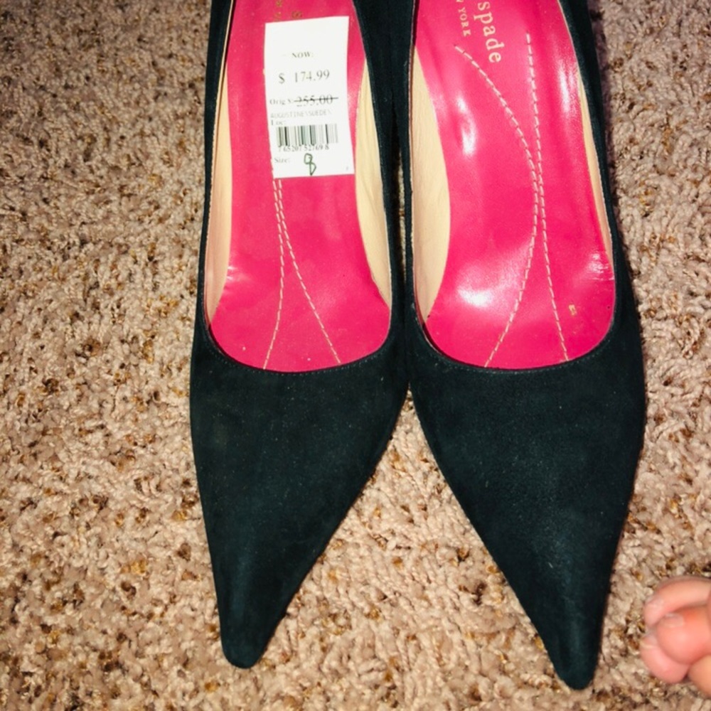 New Without Box Kate Spade Suede Heels